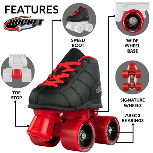 BLACK / RED WHEELS