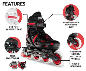 Black/Red
